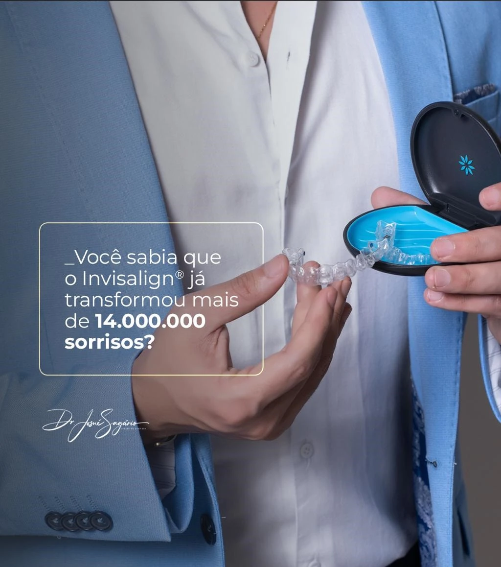Dr. Josué apresentando alinhadores Invisalign