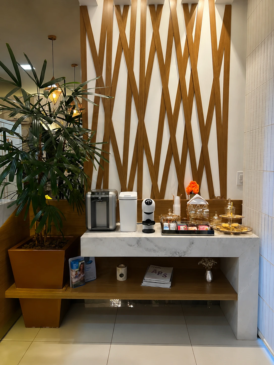 Cantinho do café da Sagário Clinic