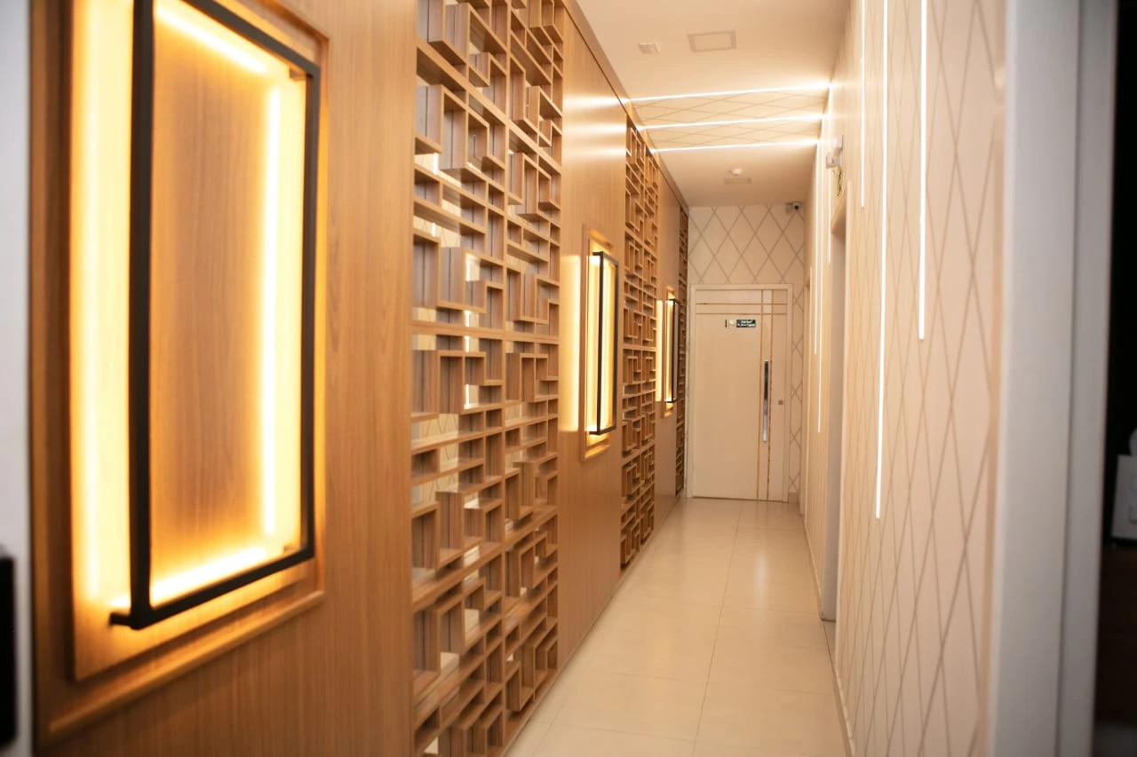 Corredor interno da Sagário Clinic